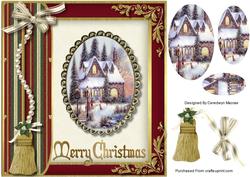 Beautiful Christmas Vintage Book, Pyramarge