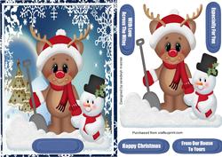The Reindeer and Snowman