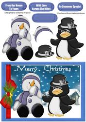 The Penquin and Snowman 