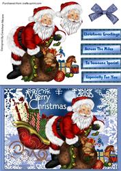 Santa Fillilng His Sack
