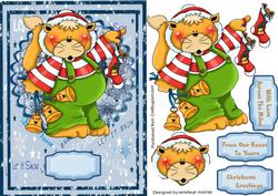 The Christmas Jingle Cat .