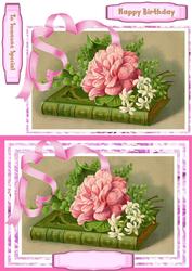 Beautiful Birthday Book and Flowers