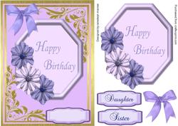 Lovely Lilac Happy Birthday