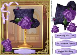 Beautiful Victorian Hat and Autumn Roses