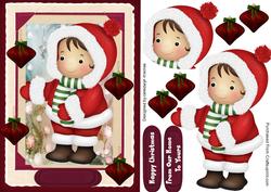 Lovely Little Christmas Girl