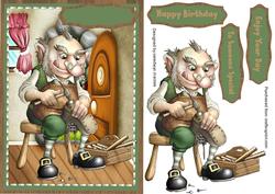 The Goblin Cobbler at Work 