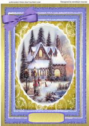 Lovely Conempory Christmas Scene