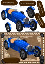 Lovely Vintage Racing Car .