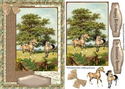The Tall Oak Trees and Horses