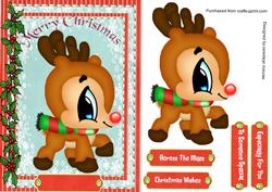 Lovely Cute Christmas Reindeer