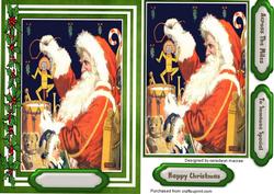 Santa Having a Play with the Toys