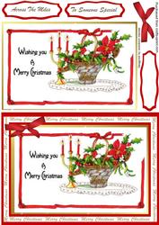 Ovely Simple Mery Christmas Topper 