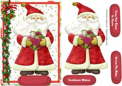Lovely Santa Bearing Gifts