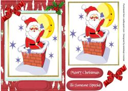 Santa's Up the Chimney