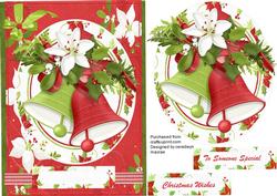 Beautiful Christmas Linen Bells