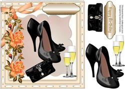 Lovely Black Bag and Shoes 