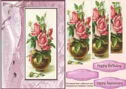 Beautiful Roses in a Vase