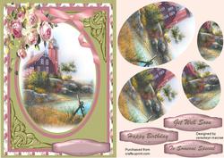 Lovely Lighthouse and Roses
