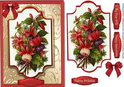 Image of cup493077_1398 - Lovely Arrangement of Fushias