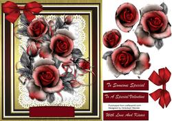 Lovely Dread Roses on Lace .