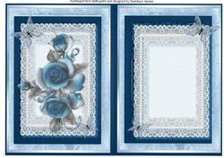 Lovely Blue Rose Incert .