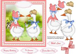 Two Little Ducks Out for a Waddle