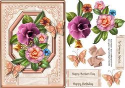 Lovely Camellias and Butterflys