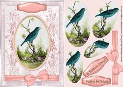 Lovely Vintage Singing Bird ( Pyramid )