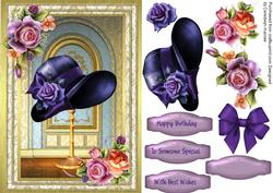 Beautiful Hat and English Roses