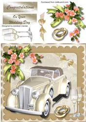 Lovely Vintage Wedding Car