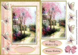 Lovely Garden and Butterflys