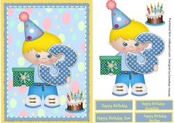 To a Happy Three Year Old Boy