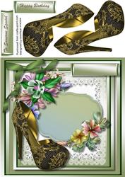 Beautiful Fleudelaforet Flowers and Gold Shoe