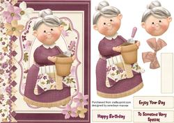 Beautiful Gardening Grandma !