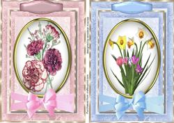 Two Lovely Spring Flower Toppers 