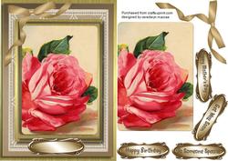 Stunning Red Roses on Taurpe and Gold