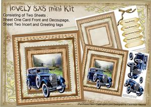 Lovely Classic Royals Royce Car 8x8 Mini Kit
