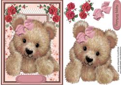 Lovelyfuzzy Bear with the Roses 