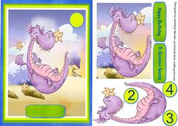 Magical Dragon Talking a Nap