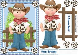 Little Tumble Weeds Cowboy