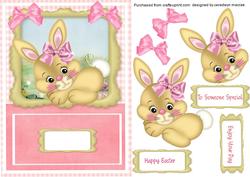 Lovely Cute Bunny in Pink