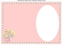 Lovely Larena the Lamb in Pink Incert