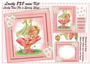 Lovely 8x8 Mini Kit Time for a Spring Sleep