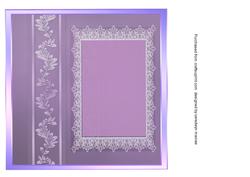 8x8 Incert Deep Lavender Roses