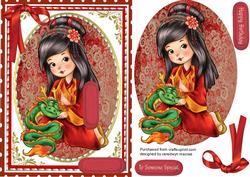 Beautiful Little Dragon Girl