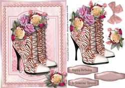 Pink Tiger Boots and Roses