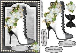 Lovely Boots, Pearls and Magnolias in Mono