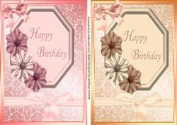 Two Lovely Quick Birthday Toppers