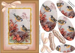 Lovely Birds in the Nest ( Pyramid )
