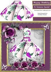 Lovely Liac Dres and Roses 